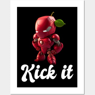 Kick it - design Posters and Art